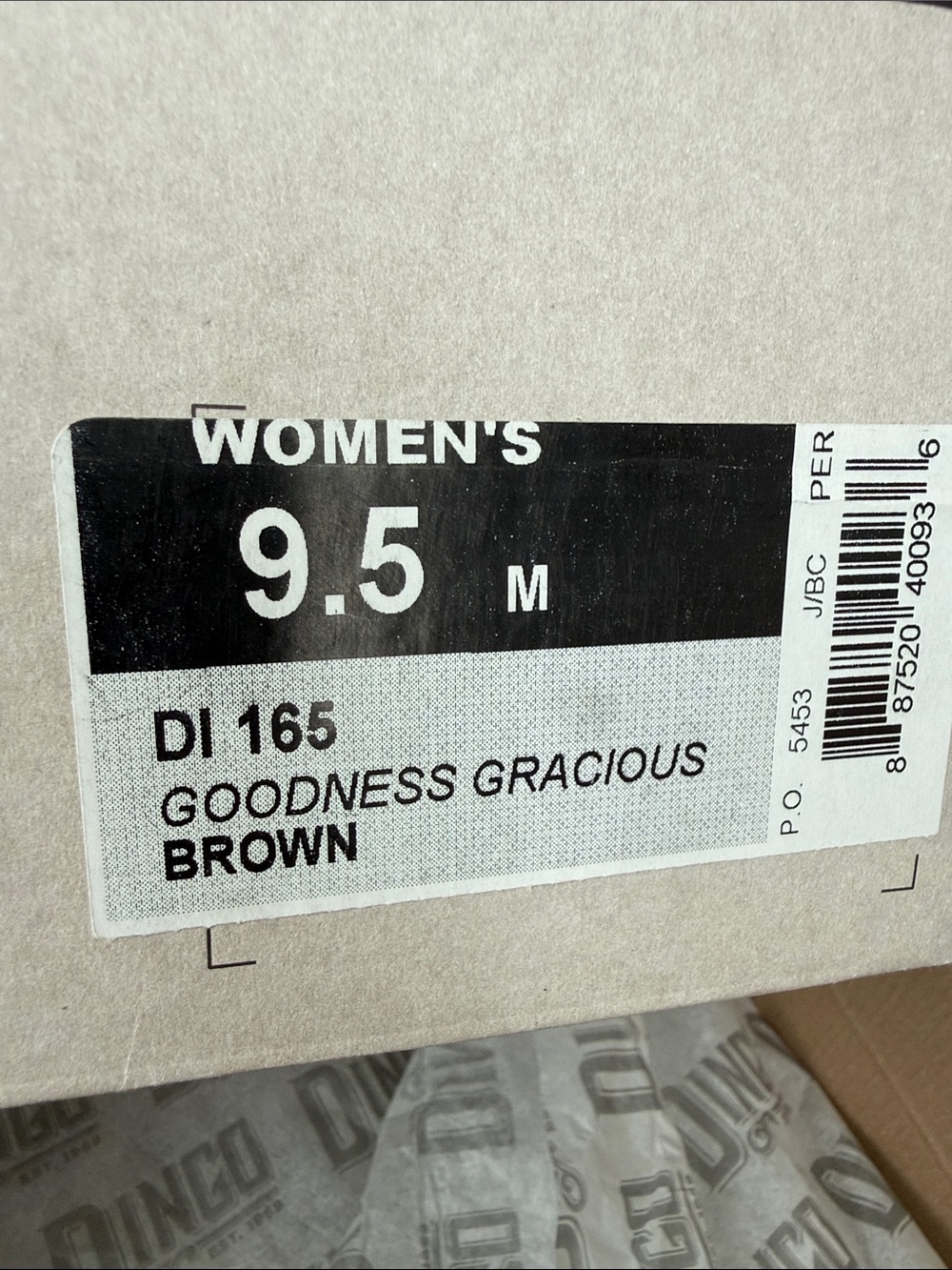 Dingo Goodness Gracious Boots Size 9.5 NWT - Picture 11 of 14